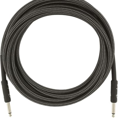 Genuine Fender Professional Series Guitar/Instrument Cable, GRAY TWEED - 18.6'ft image 2