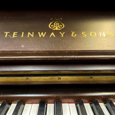 Steinway Model V Upright Piano 50'' image 4