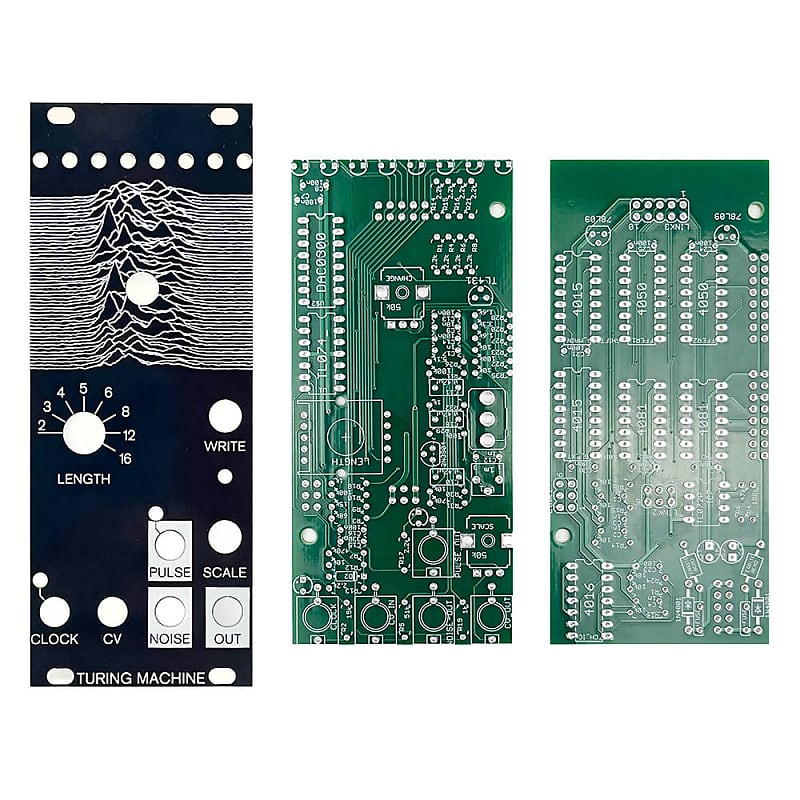 Sound Study Modular Turing Machine PCBs and Panel Reverb