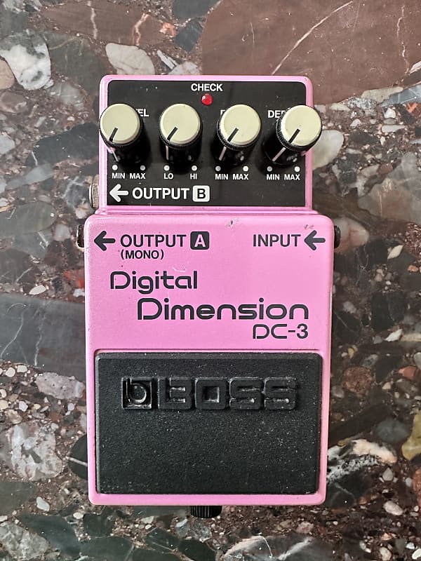 Boss DC-3 Digital Dimension (Blue Label) 1988 Pink