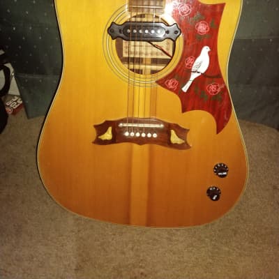 Cool Rare Vintage Montaya Dove Guitar 1970s image 3