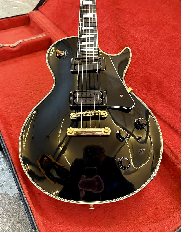 Burny RLC-70s SUSTAINER Les paul Singlecut custom Black