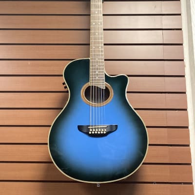 Yamaha APX-9-12 Stereo Acoustic/Electric 12-String in Blue | Reverb