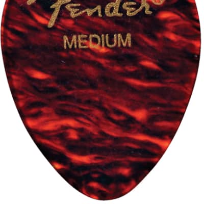 Fender Classic Celluloid Picks - Thin 354 Shape Tortoise Shell 12 Pack image 2