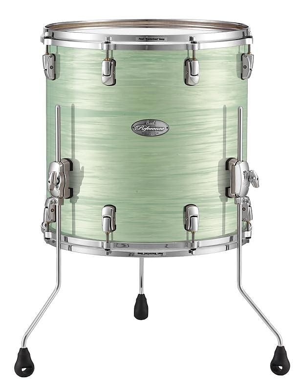 Pearl Music City Custom 14"x14" Reference Series Floor Tom ICE BLUE OYSTER RF1414F/C414 image 1