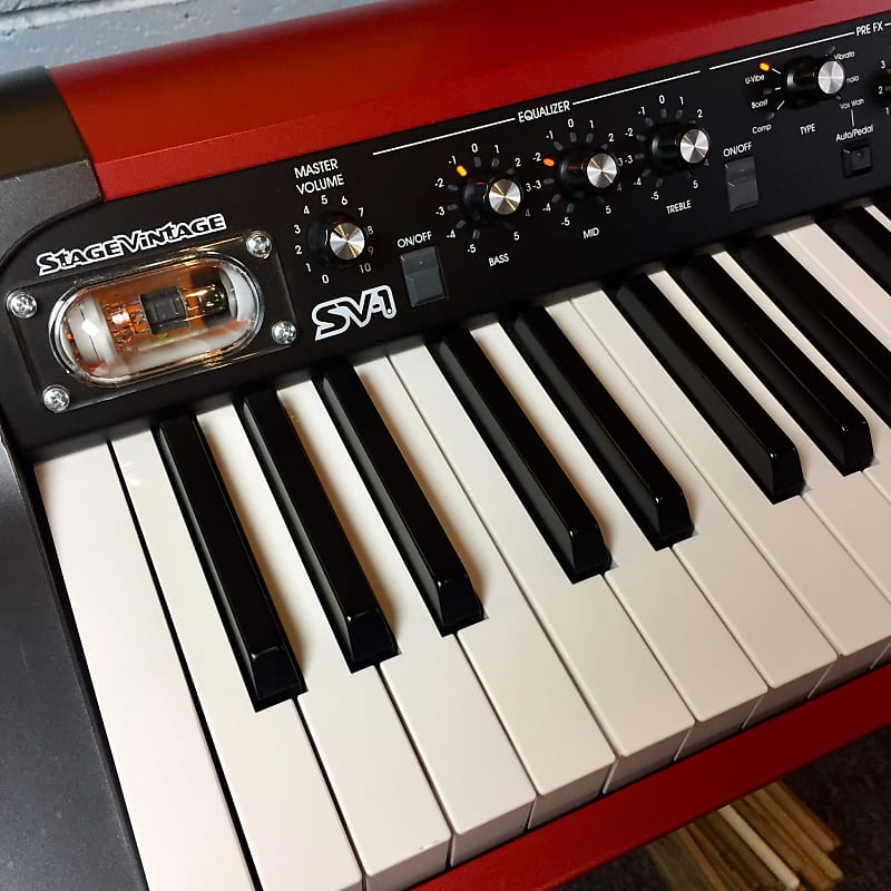 korg sv-1 73 RED 【美品】 KORG SV-1 73 Note, Stage Vintage Piano, (Used) at Gear4music