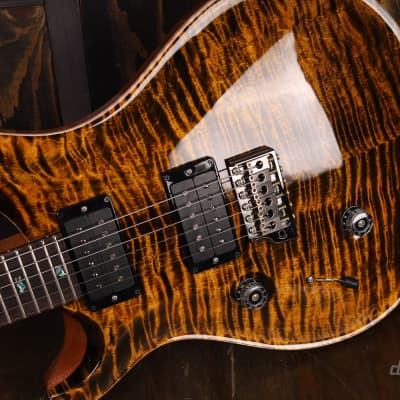 PRS Custom 24 Wood Library Left-Handed Yellow Tiger image 2