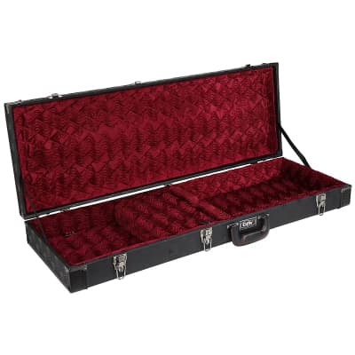 Coffin Case CF-SKULL900R Wood Hardshell Electric Guitar Case, Red Velvet Interior for sale