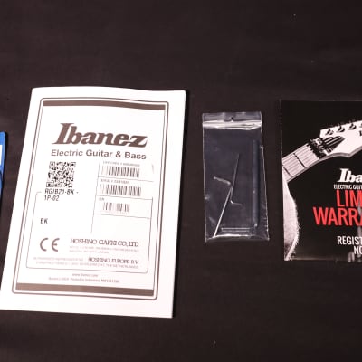 Ibanez RGIB21BK RG Iron Label 6str Electric Guitar Black 509 image 10