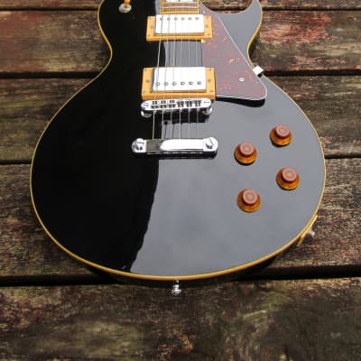 SX Les Paul Copy 6 String Electric Guitar - Black image 1