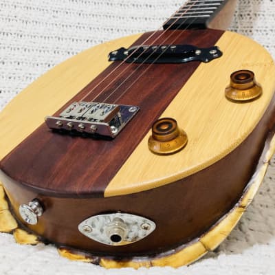 Turtle Shell Electric Tenor Guitar - mahogany top image 9