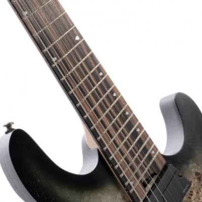 Cort KX507 7-String Multi-Scale Electric Guitar in Stardust Black image 6