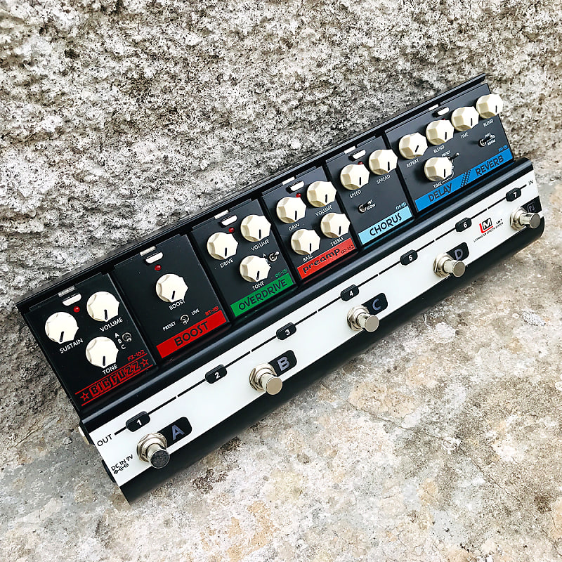 Biyang LiveMaster LM-7 Multi-Effect Modular Pedal w/ 6 Module | Reverb