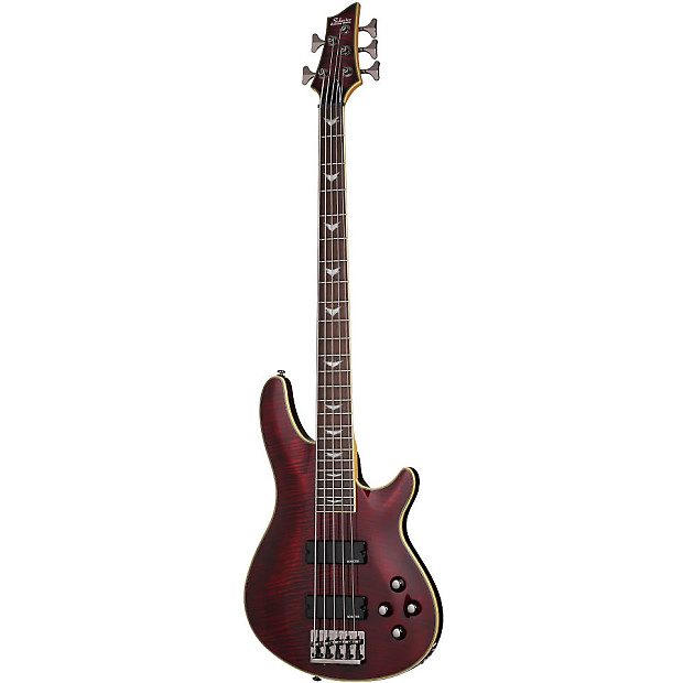 Schecter Omen Extreme-5 Active 5-String Bass Black Cherry image 1