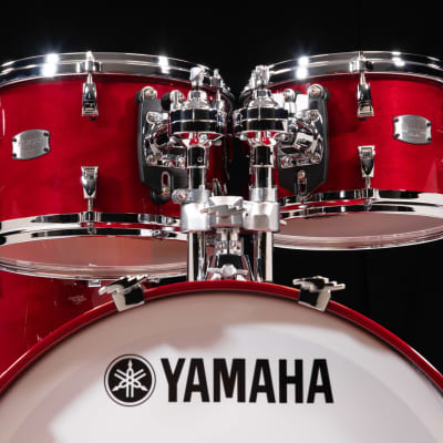 Yamaha Absolute Hybrid Maple 5pc Red Autumn 10/12/14/16/22 image 6