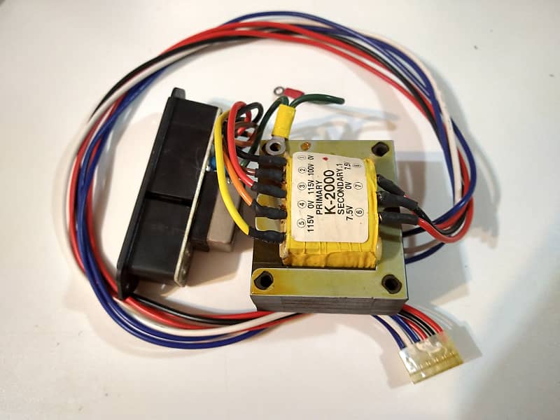 Kurzweil K2000 Power Supply, power switch and fuse box Reverb UK