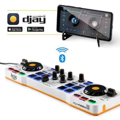 Hercules DJControl Mix – Bluetooth Wireless DJ Controller for Smartphones – 2 Decks image 2