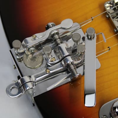 Partcaster Esquire-Style Electric Guitar, Hipshot B Bender, 3-Color Sunburst image 7