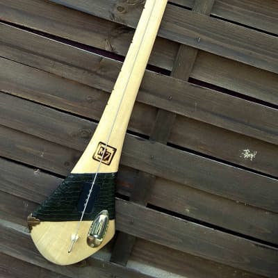 M7Instruments Hurley Stick bass 1 corde fretless 2020 naturel / cuir image 1