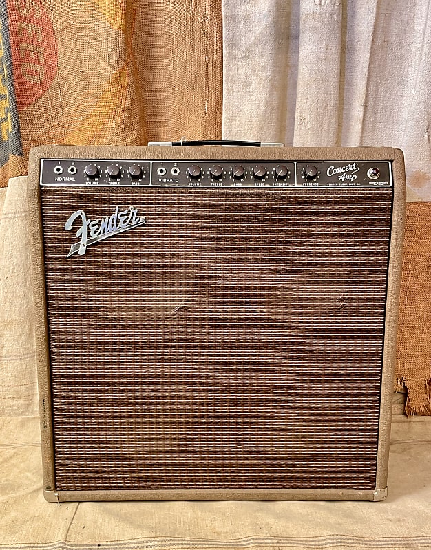 Fender Concert Amplifier  1961 - Brown Panel-Pre CBS image 1