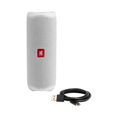 JBL FLIP 5 - Waterproof Portable Bluetooth Speaker (White) image 4
