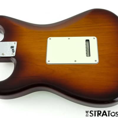 Fender Deluxe HSS Stratocaster Strat LOADED BODY 2 Point Noiseless S-1 Tobacco image 3