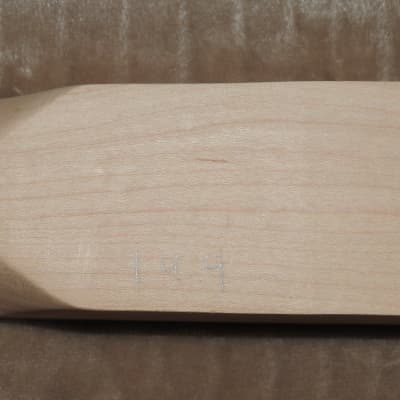 Strat Style Unfinished Neck Zebrawood on Hard Maple 22 Medium Tall Frets C Profile 9.5" Radius! image 9