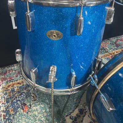 Rogers Hal Blaine's Original "Tommy Sands" Drum Set. Authenticated!! 1950s - Blue Sparkle image 14