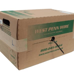 West Penn 226-GY-500 2-Conductor 14-AWG Unshielded CMR Rated Cable - 500'