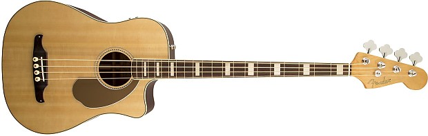 Fender Kingman Bass SCE Acoustic-Electric Bass Natural image 1