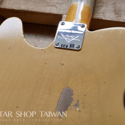 2023 Fender Custom Shop Limited Edition 1951 Telecaster HS Relic Aged-Nocaster Blonde image 20