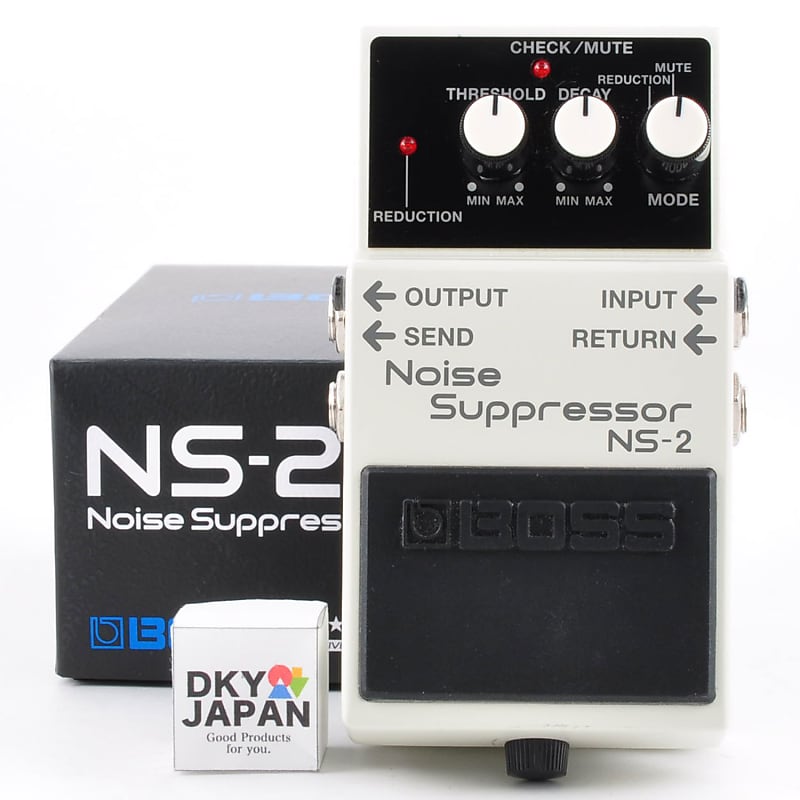 Boss NS-2 Noise Suppressor w/Box Guitar Effects Pedal MIM Used