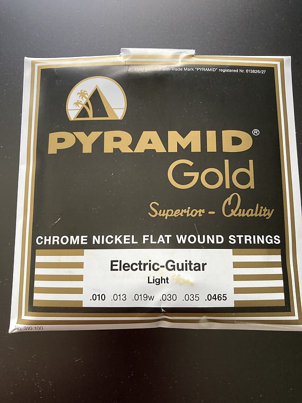 Pyramid Gold 310 100 Flatwound 6String Set .010.0465 2022 Reverb