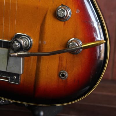 Teisco DG-67 Solidbody 1960's Sunburst Made in Japan image 8