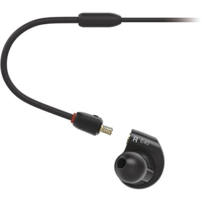 Audio-Technica ATH-E40 Professional In-Ear Monitor Headphones (Open Box) image 4