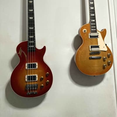 Gibson Les Paul Standard Bass LPB-3 1997 Heritage Cherry Sunburst image 9