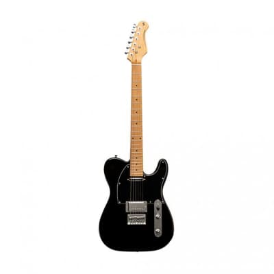 Stagg SET-PLUS Black Tele with a humbucker and Push-Pull Pots image 4