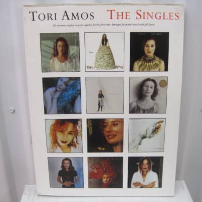 Tori Amos	The Singles Piano Vocal Lyrics Sheet Music Song Book Songbook image 1