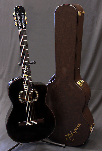 Takamine LTD 2012C Classical Limited Edition 2012 w Electronics and Case 2012 Black