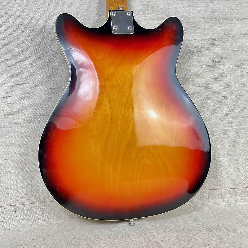 Decca DMI-501 1960s Sunburst Semi Hollow Short Scale Teisco