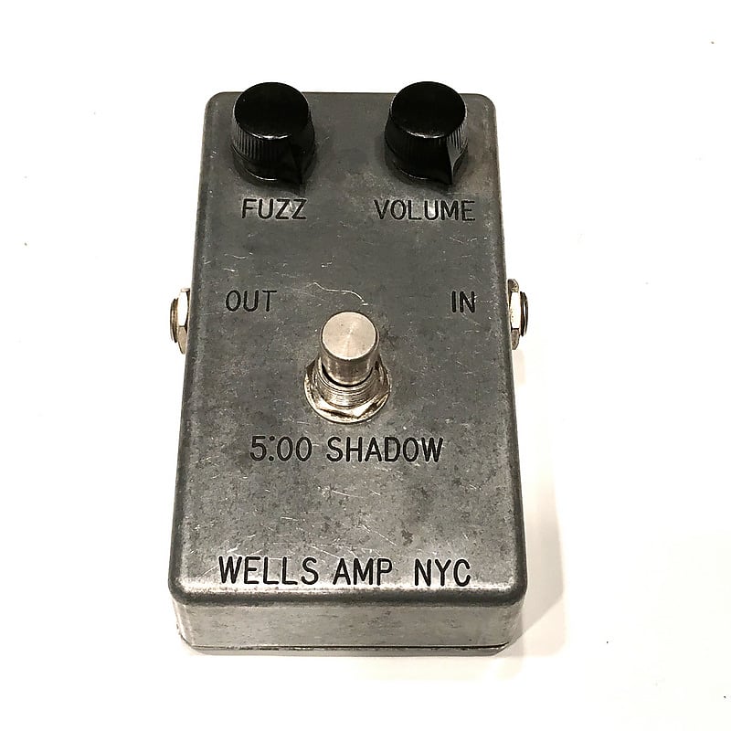 WELLS AMP NYC　5：00　SHADOW Wells Amps Nyc 5:00 Shadow Fuzz face ONE OF THE FIRST ONES