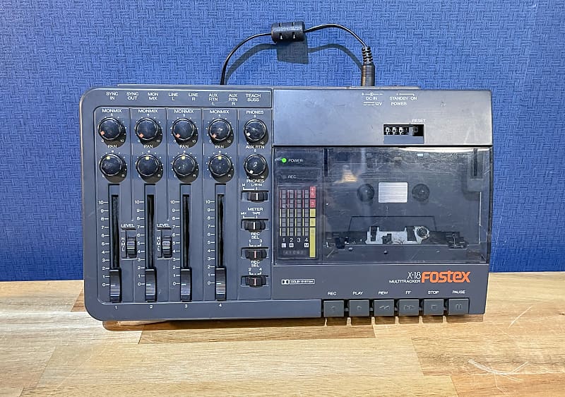 Rare] Fostex X-18 4-Track Multitrack Cassette Recorder | Reverb