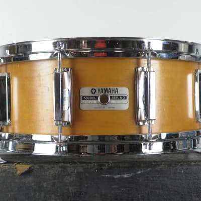 1980s Yamaha Recording Custom 5x14 Real Wood SD-055D Snare Drum image 1