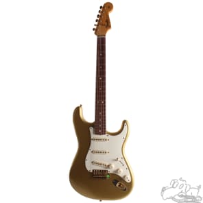 2004 Fender 50th Anniversary Custom Shop '65 Stratocaster Relic in Atzec Gold image 3