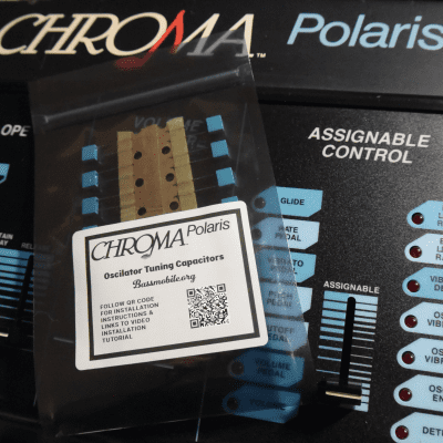 Fender Rhodes Chroma Polaris Oscillator Tuning Capacitor Upgrade / Repair Kit https://Synthesizer.repair