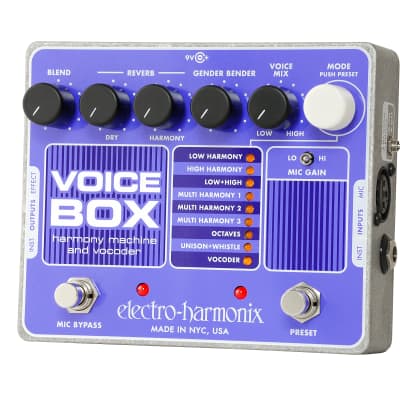 Electro-Harmonix VOICE BOX Harmony Machine & Vocoder, 9.6DC-200 PSU included image 2