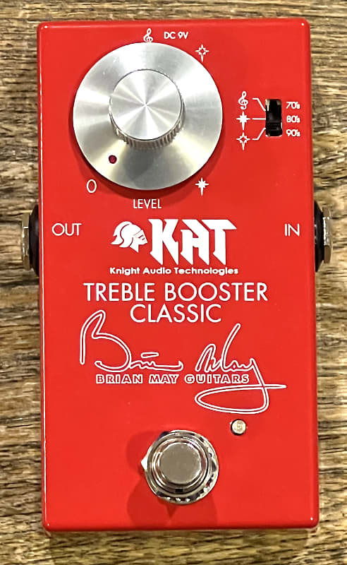 KAT BRIAN MAY TREBLE BOOSTER CLASSIC EFFECT PEDAL TREBLE