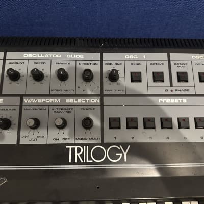 Crumar Trilogy 1970s Polyphonic Synth Rare analog SOUNDS!