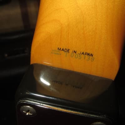~1994 Fender Jaguar Sunburst Made in Japan with Nice Fender Hardshell Case image 7