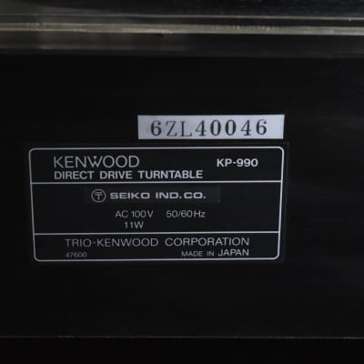 Kenwood KP-990 Quartz Pll Direct Drive Player in Very Good Condition image 20